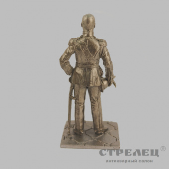 фото —  оловянная модель «император всероссийский николай ii, 1912 г.». гк